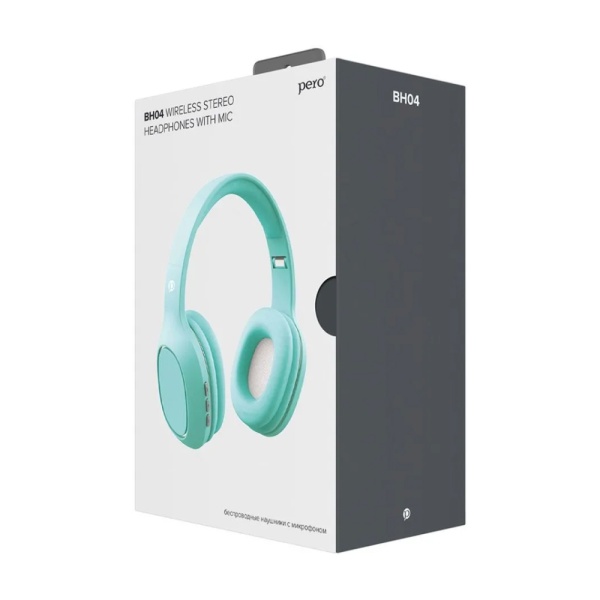 Наушники беспроводные PERO BH04, "тиффани"